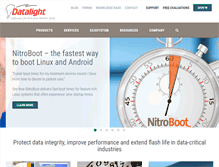 Tablet Screenshot of datalight.com